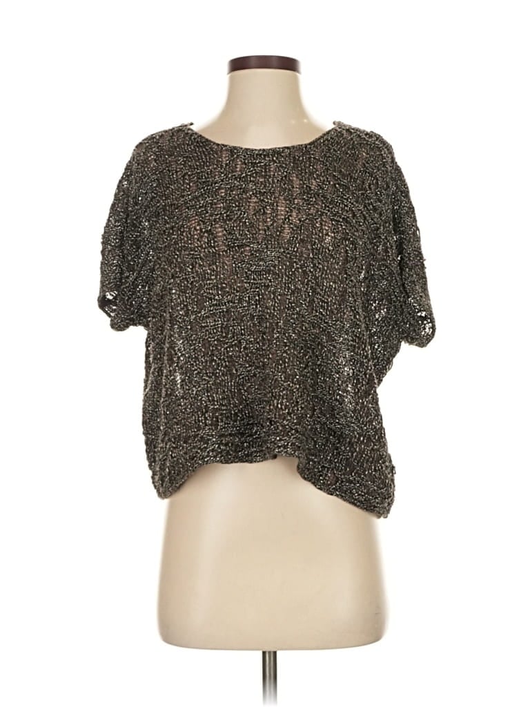 Pre-owned Eileen Fisher Cardigan Sweater In Brown