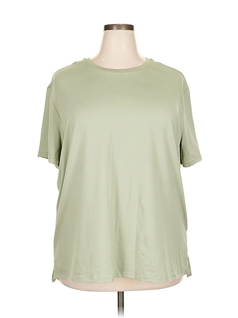 Pre-owned All In Motion Short Sleeve T-shirt In Green