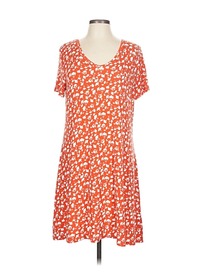Pre-owned Amazon Essentials Casual Dress In Orange