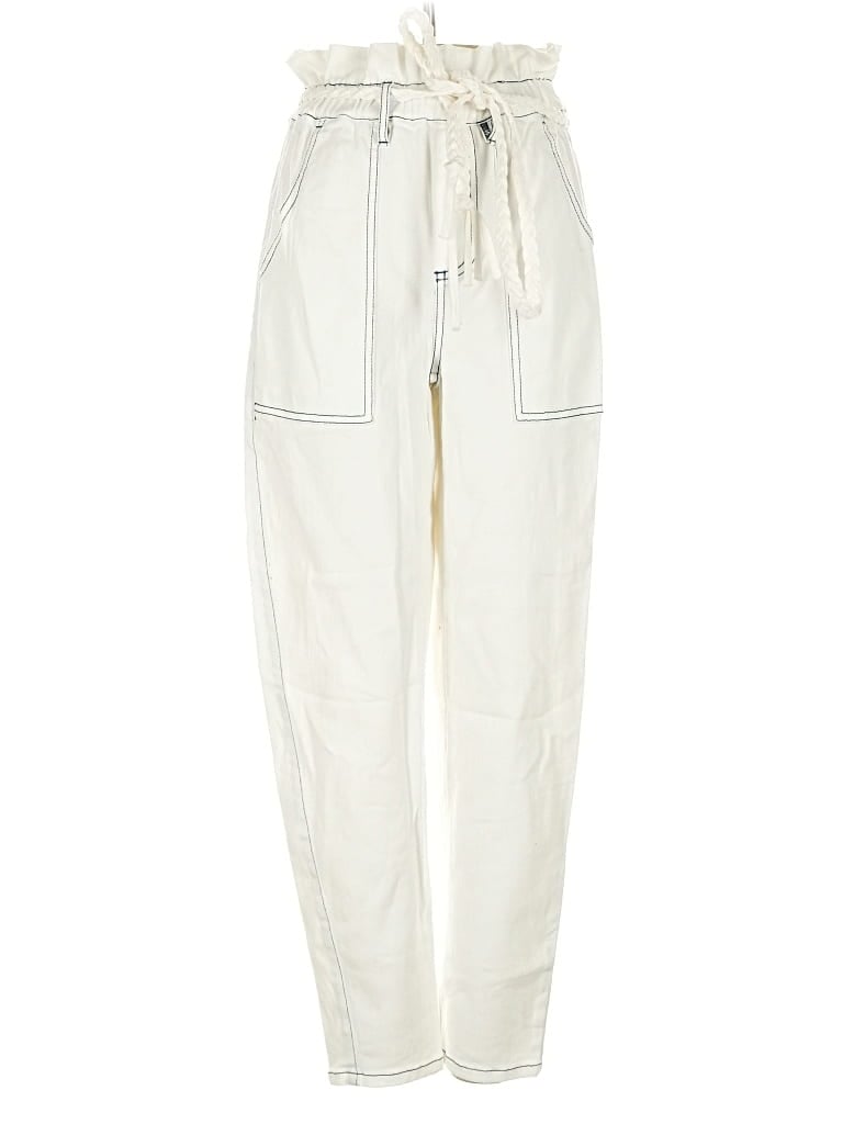 SOMETHING NAVY Pre-owned Casual Pants In White