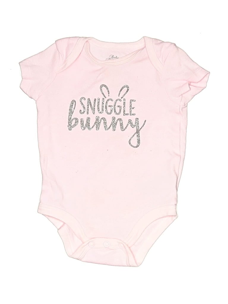 Click to view more detailed imagery on our partner's website Pre-owned Baby Essentials Babies' Short Sleeve Onesie In Pink