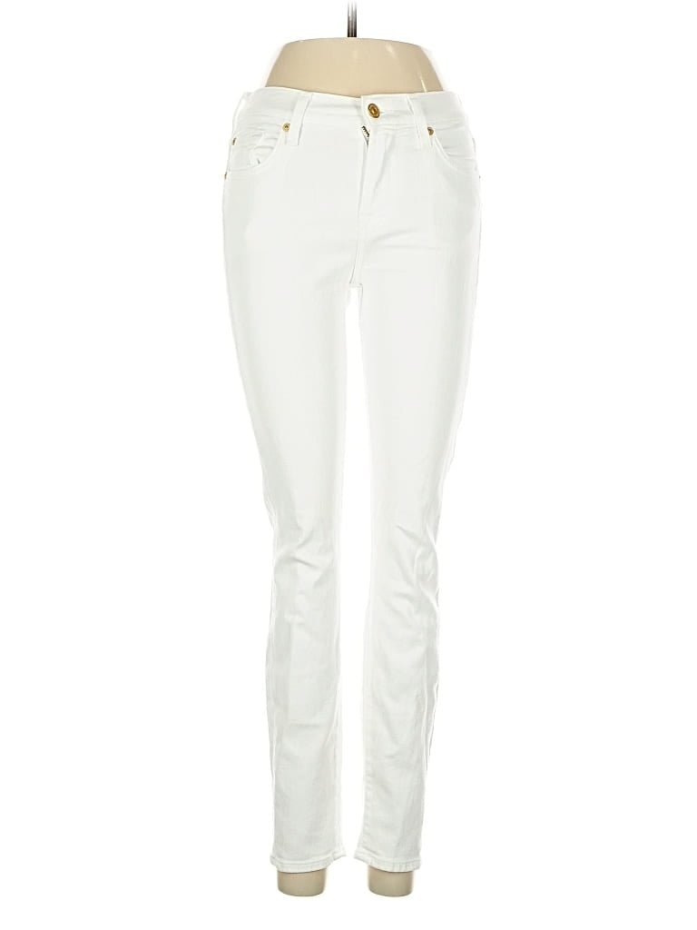 7 FOR ALL MANKIND Pre-owned Jeans In White