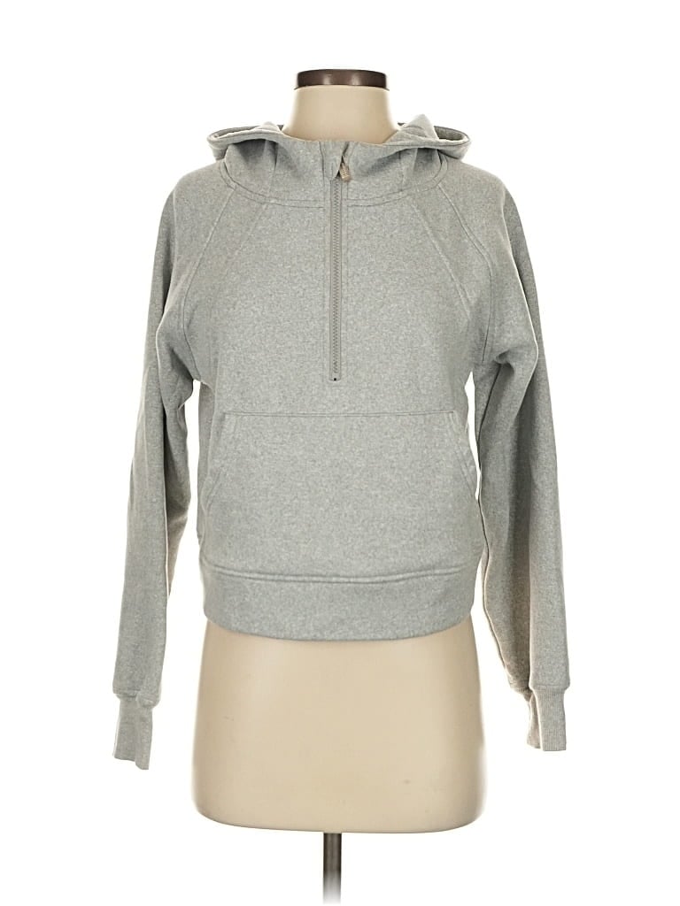 Pre-owned Assorted Brands Pullover Hoodie In Gray