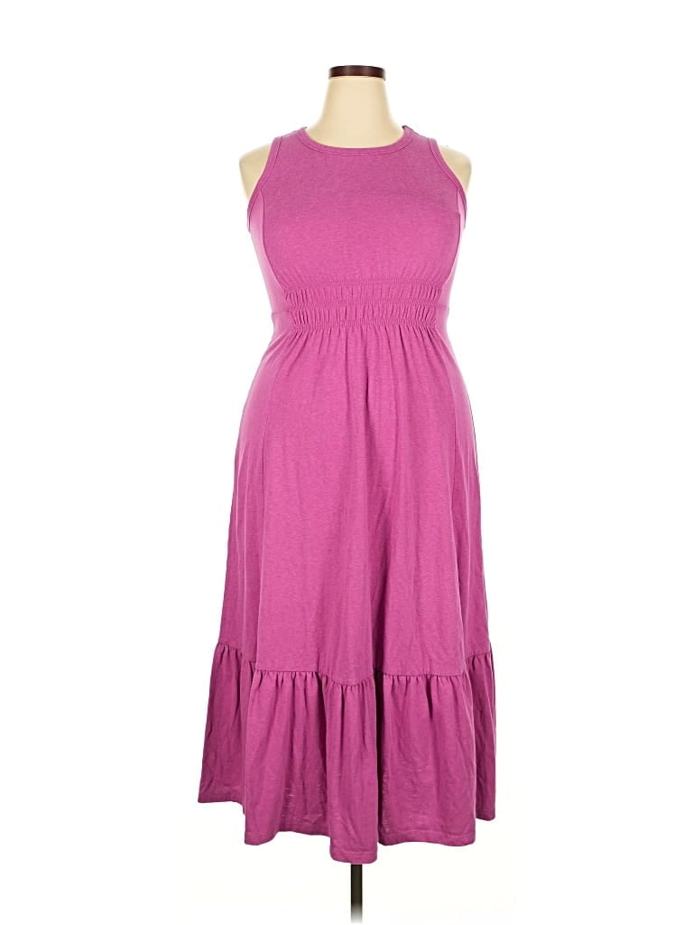 Pre-owned Gap Casual Dress In Purple