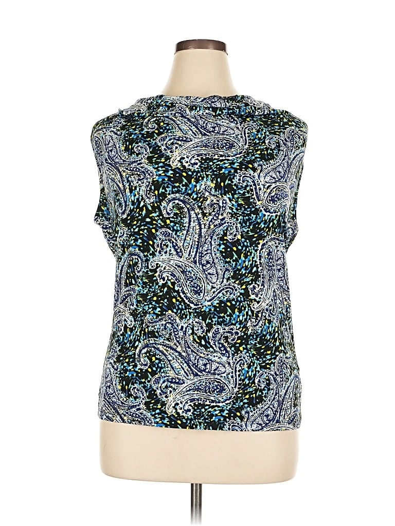 KASPER Pre-owned Sleeveless Blouse In Blue
