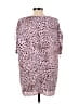 CAbi 100% Polyester Pink Short Sleeve Blouse Size S - photo 2