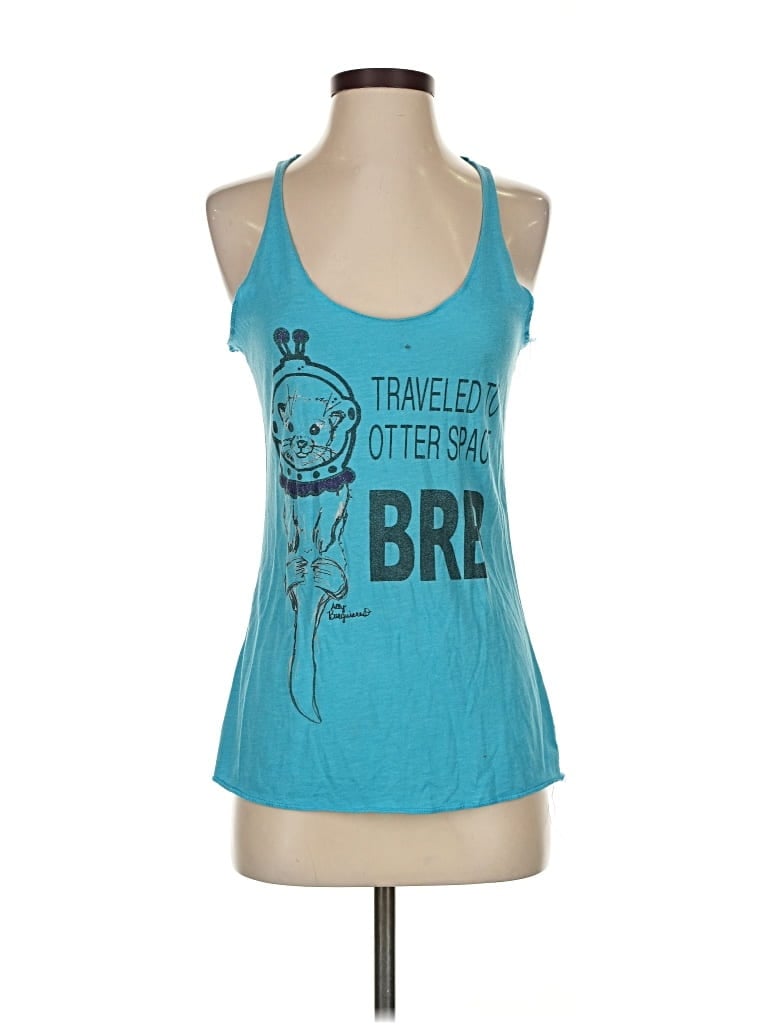 Click to view more detailed imagery on our partner's website Pre-owned Bella Tank Top Teal Strapless Neckline Tops In Blue