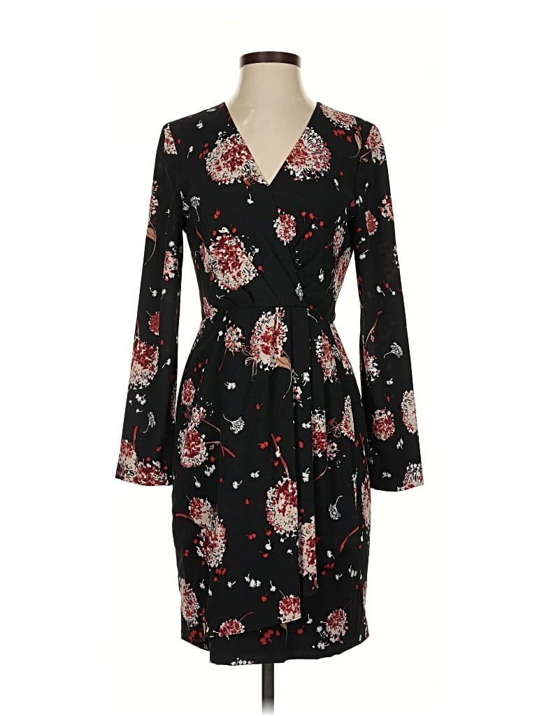 Pre-owned Slate & Willow Casual Dress In Black