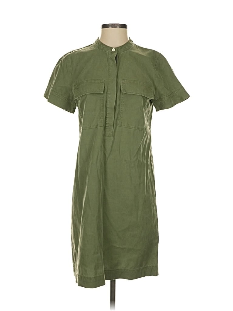 Pre-owned J.crew Factory Store Casual Dress In Green