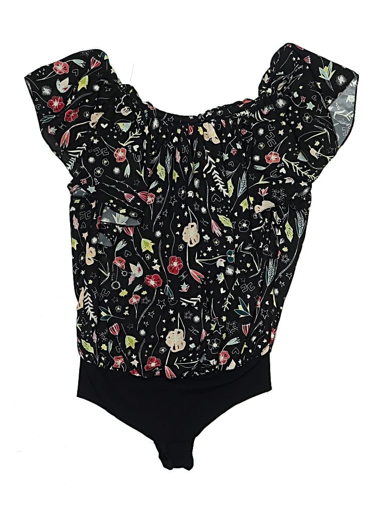 Pre-owned Elisabetta Franchi Bodysuit In Black