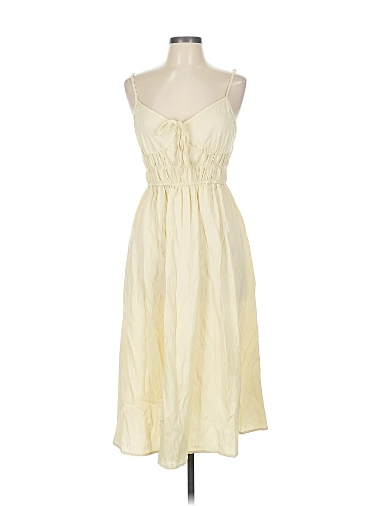 Pre-owned Shein Casual Dress In White