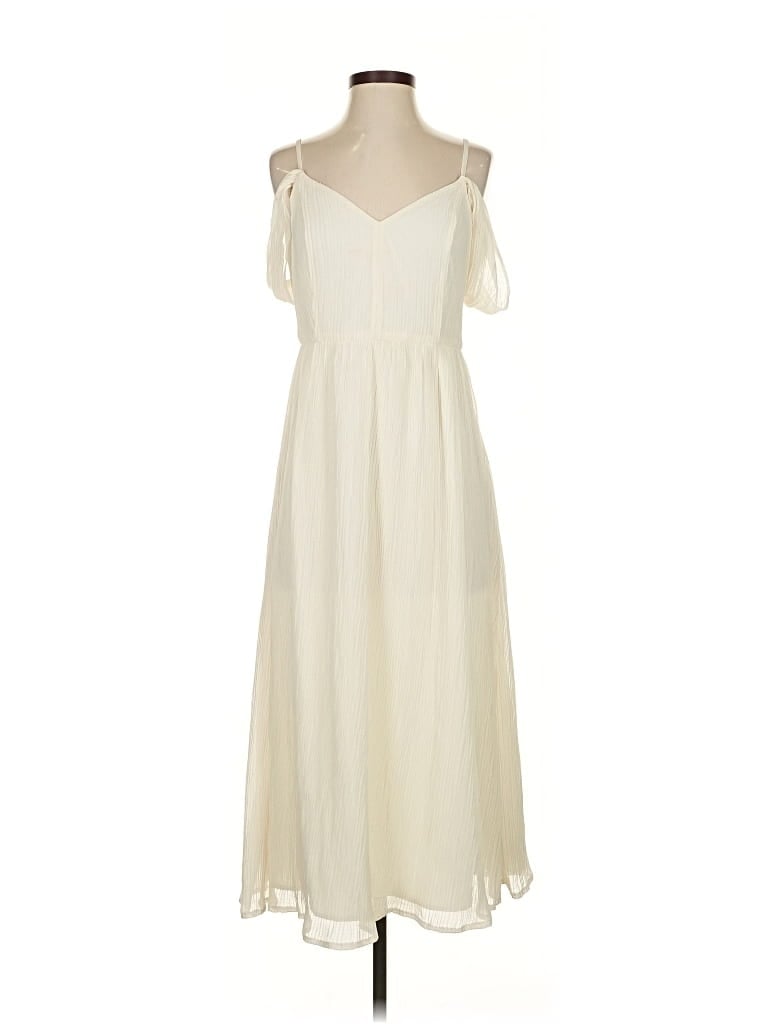 Pre-owned Express Casual Dress In White