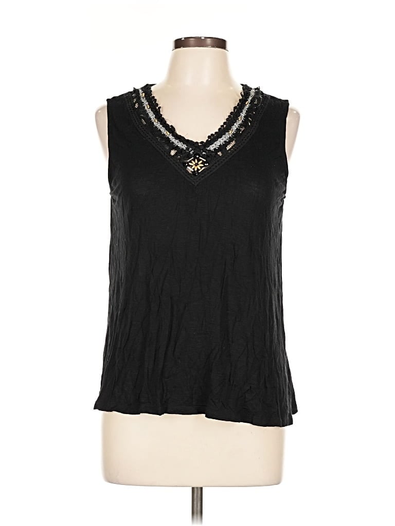 Pre-owned W5 Sleeveless T-shirt In Black