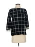 Tahari 100% Merino Wool Plaid Black Wool Pullover Sweater Size XS - photo 1