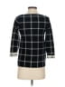 Tahari 100% Merino Wool Plaid Black Wool Pullover Sweater Size XS - photo 2