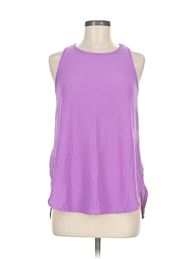 Pre-owned Calia Tank Top Purple Halter Neckline Tops