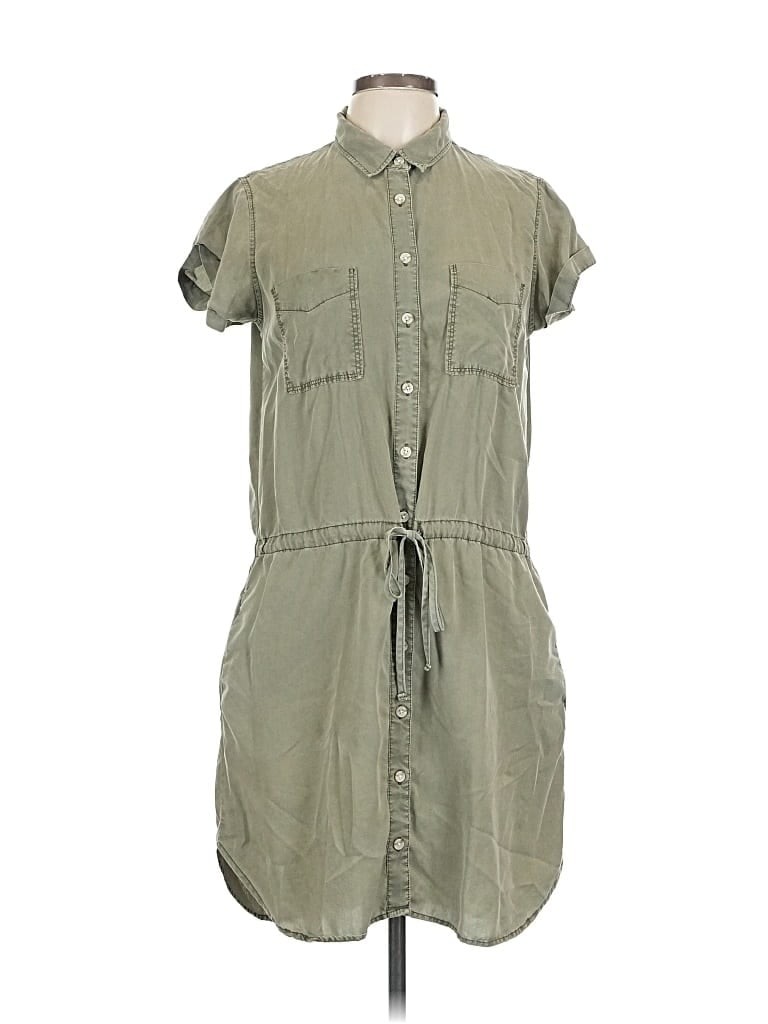 Pre-owned Thread & Supply Casual Dress In Green