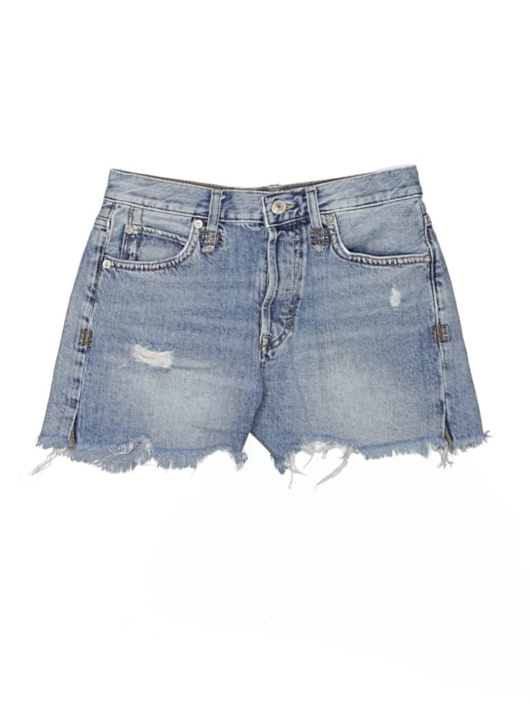 WE THE FREE Pre-owned Denim Shorts In Blue