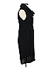 Max Studio Solid Black Casual Dress Size M - photo 4