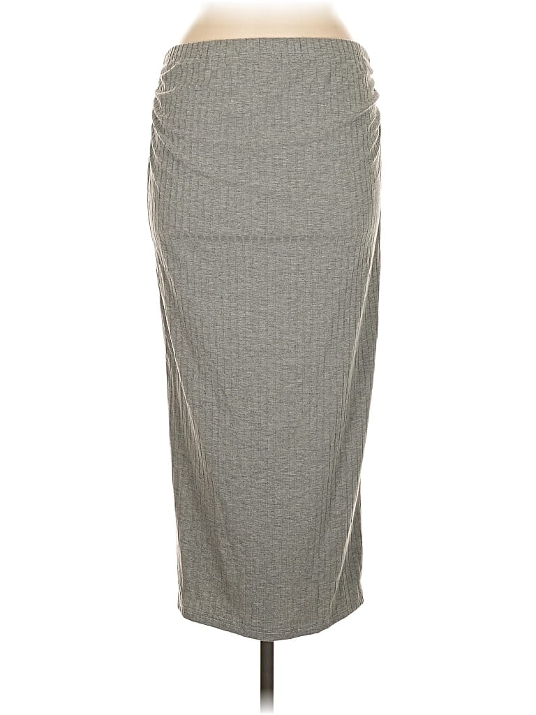 Pre-owned Unbranded Casual Skirt In Gray