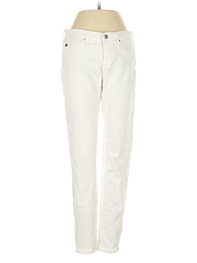 Pre-owned Adriano Goldschmied Jeans In White