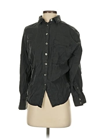 CALVIN KLEIN JEANS Long Sleeve Button-Down Shirt (view 1)