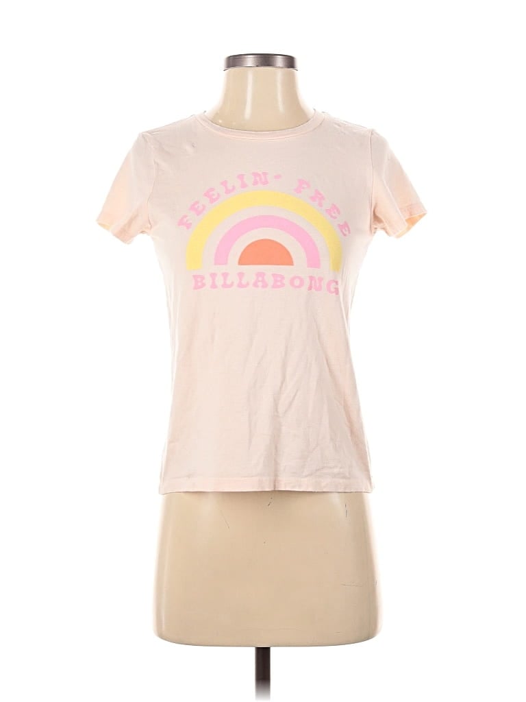 Pre-owned Billabong Short Sleeve T-shirt In Ivory