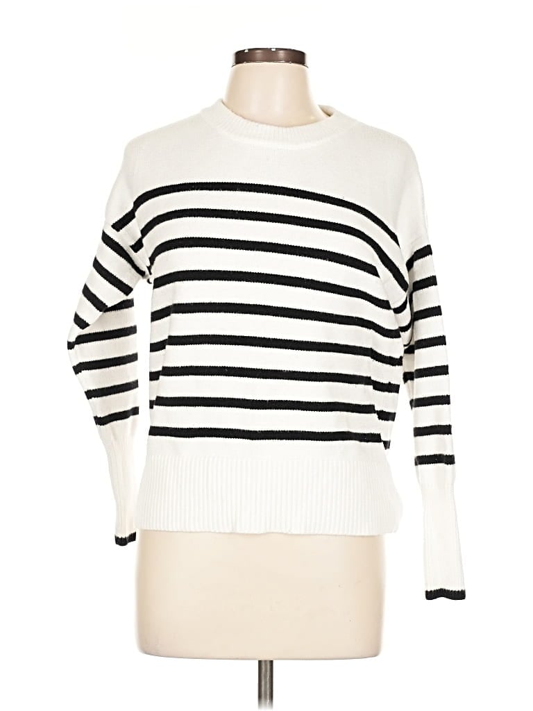 Pre-owned Philosophy Republic Clothing Pullover Sweater In White