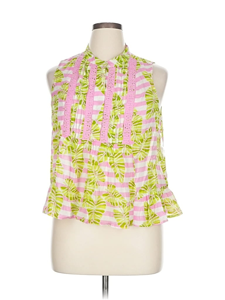 CROWN & IVY Pre-owned Sleeveless Blouse In Pink