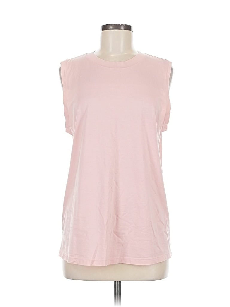 Pre-owned Lululemon Athletica Sleeveless T-shirt In Pink