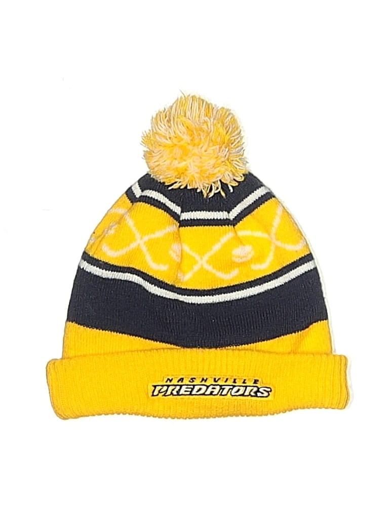 Click to view more detailed imagery on our partner's website Pre-owned Nhl Kids' Beanie Hat In Yellow