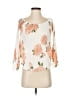 Free Press 100% Polyester Ivory 3/4 Sleeve T-Shirt Size XS - photo 1
