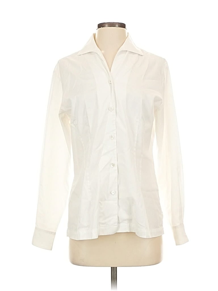CLASSIQUES ENTIER Pre-owned Long Sleeve Blouse In White