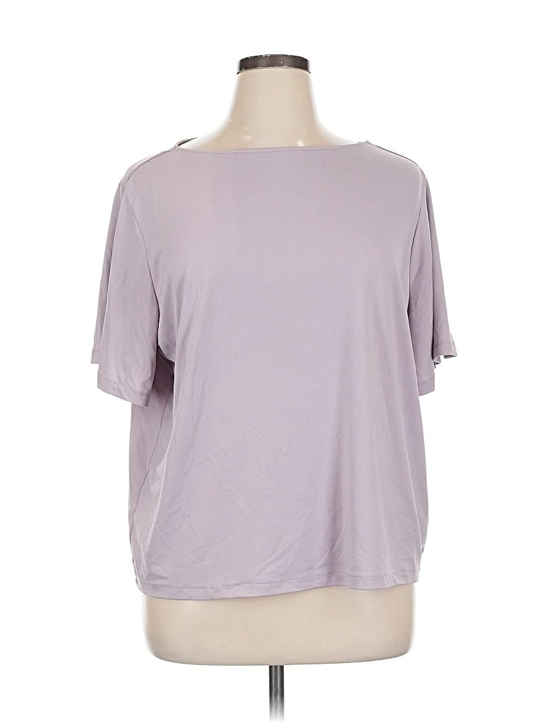 Pre-owned H&m Short Sleeve T-shirt In Purple