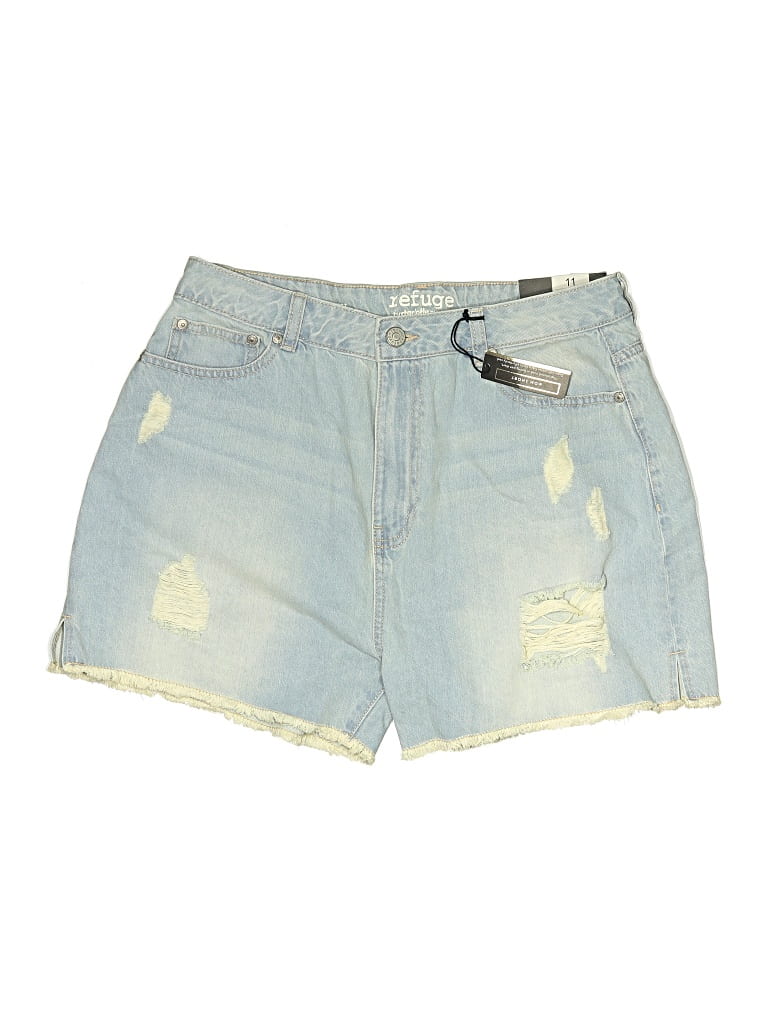 Pre-owned Refuge Denim Shorts In Blue