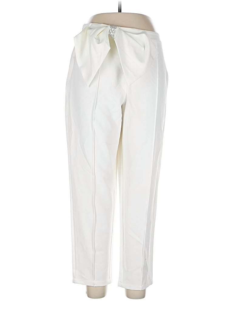 Pre-owned Shein Curve Casual Pants In White