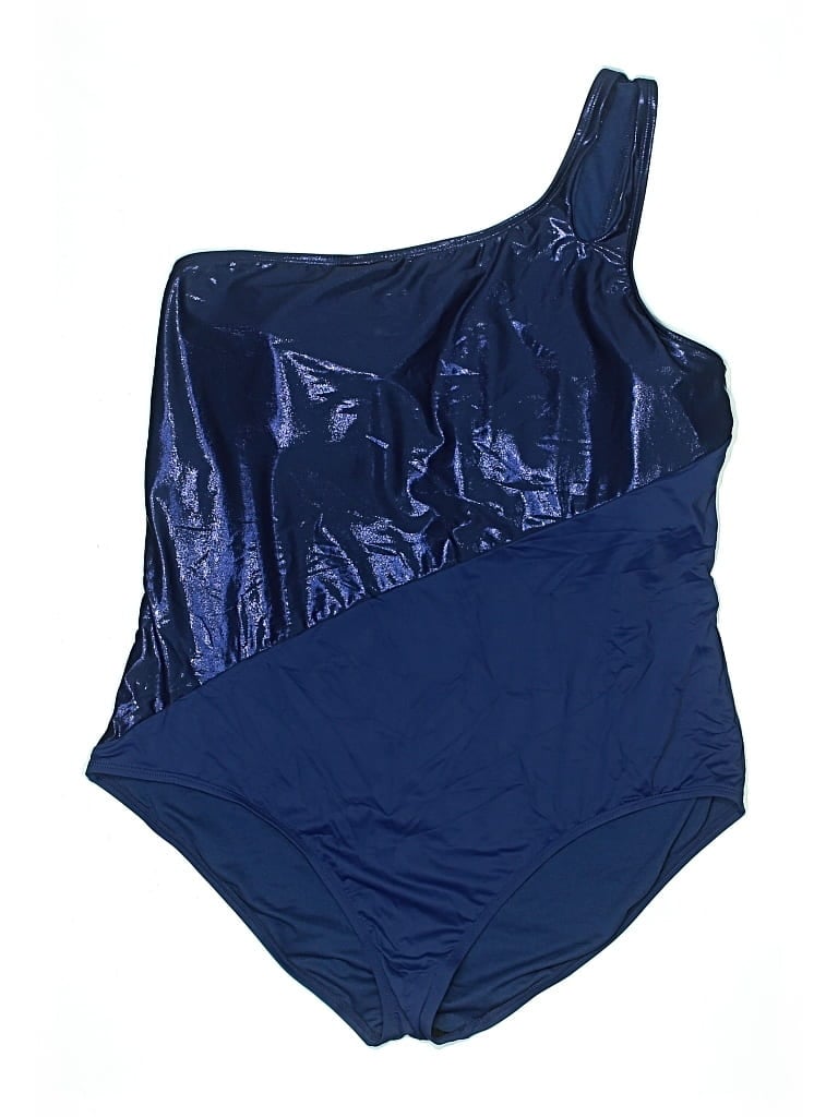 Pre-owned Mynah One Piece Swimsuit In Blue