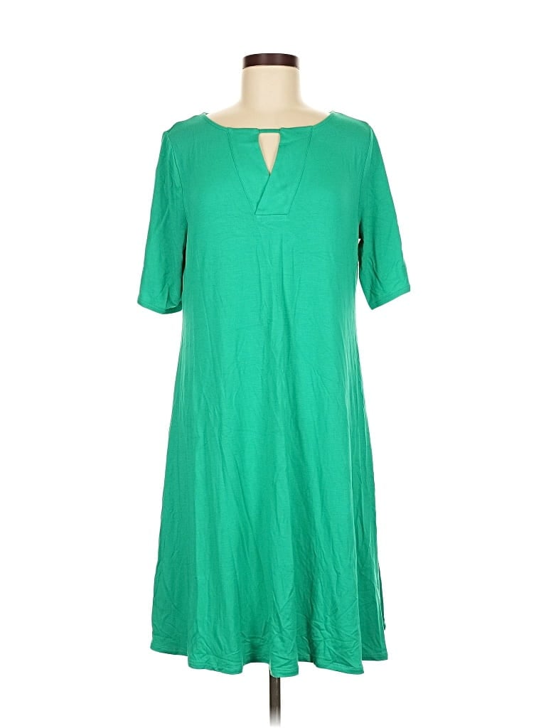 Pre-owned Chico's Casual Dress In Green