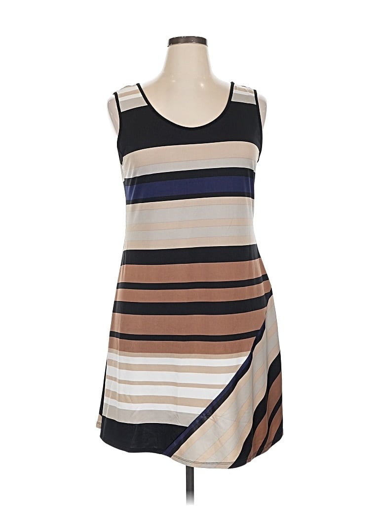 Pre-owned Covington Casual Dress In Brown