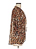 Unbranded Animal Print Brown 3/4 Sleeve Blouse Size M - photo 4