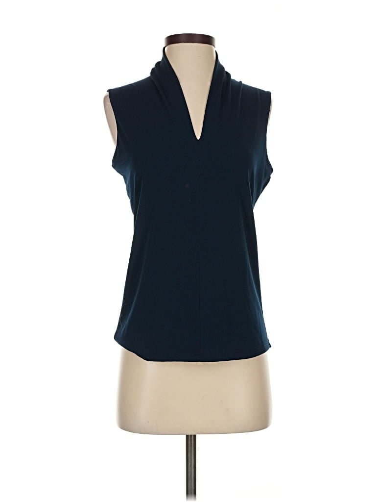 Pre-owned Grace Sleeveless Blouse In Blue