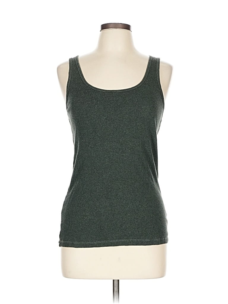 GAP Pre-owned Tank Top Green Halter Neckline Tops