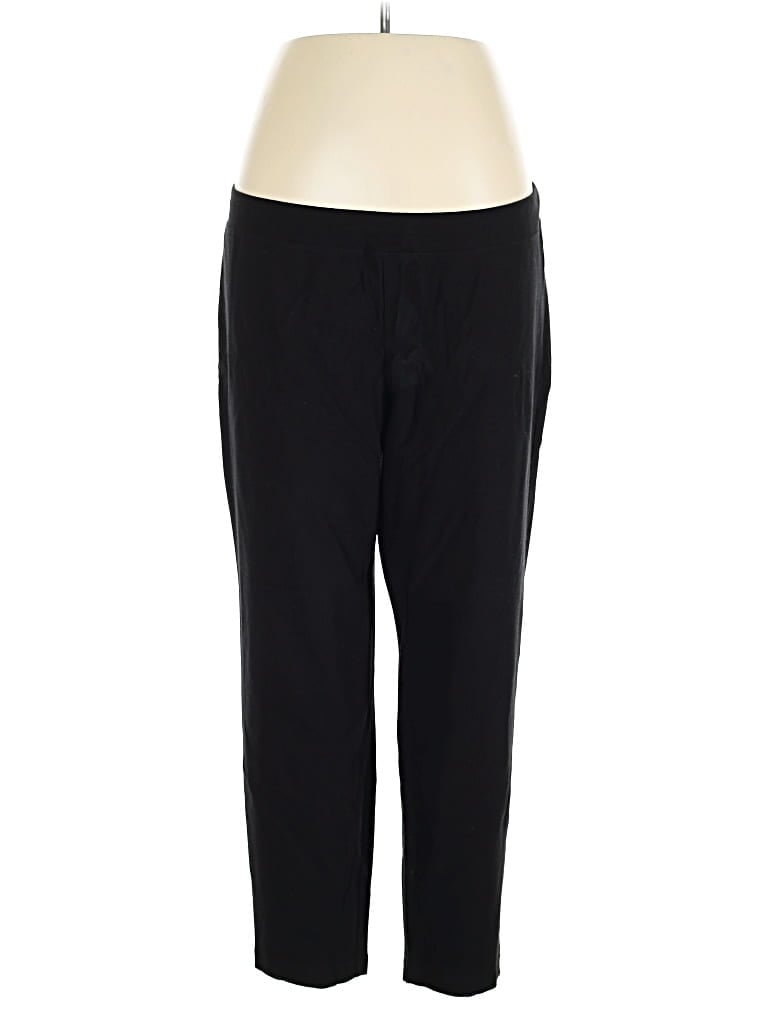 Pre-owned Eileen Fisher Active Pants In Black