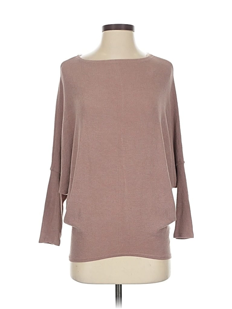 Pre-owned Jun & Ivy Pullover Sweater In Brown