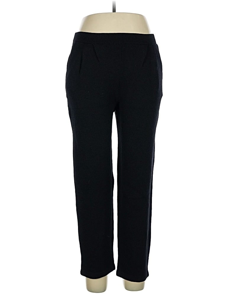 Pre-owned St John Casual Pants In Black