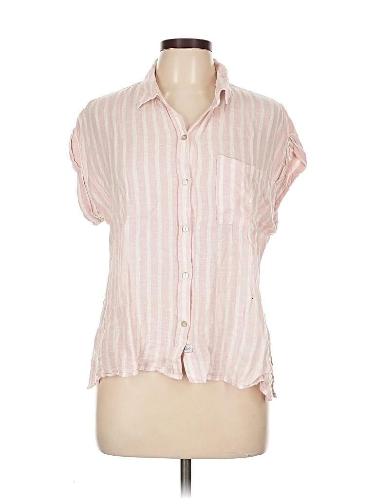 RAILS Pre-owned Short Sleeve Blouse In Pink