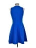 MICHAEL Michael Kors Solid Blue Cocktail Dress Size 4 - photo 2