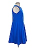 MICHAEL Michael Kors Solid Blue Cocktail Dress Size 4 - photo 4