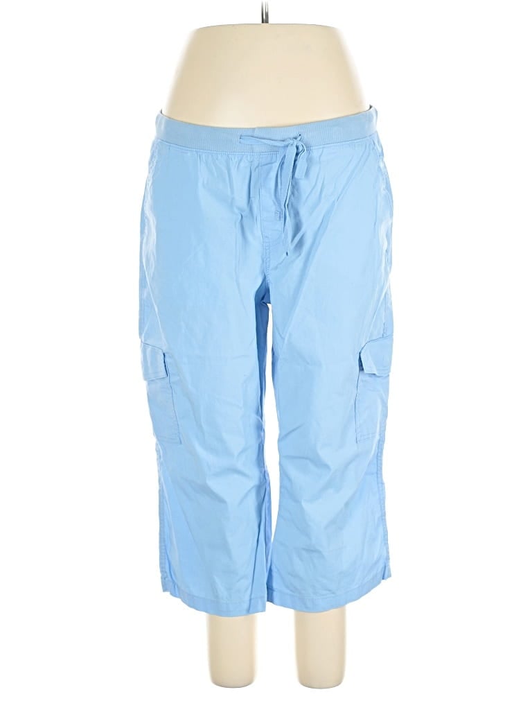 Pre-owned St. John's Bay Cargo Pants In Blue