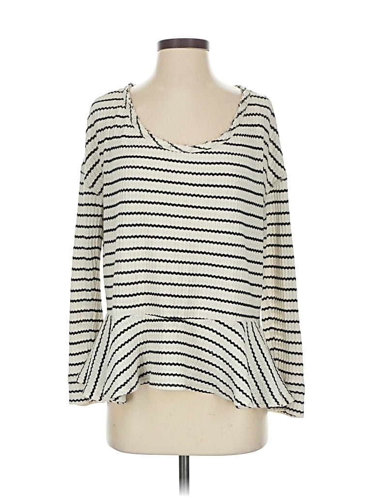 WE THE FREE Pre-owned 3/4 Sleeve T-shirt In White